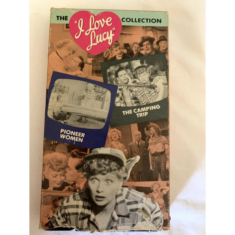 THE I love Lucy Collection VHS Pioneer Woman & Camping Trip ~Excellent
